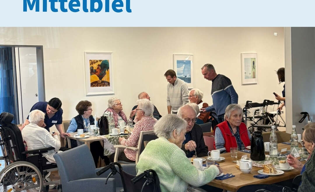 Mit einer Gruppe unserer Kandidatinnen, Kandidaten und Mitglieder waren wir zu Gast im Altenheim Mittelbiel – zum gemeinsamen Nachmittagskaffee. Mitgebracht haben wir leckeren Kuchen 🍰, vor allem aber Zeit. Zeit für Gespräche, für Erinnerungen, für Austausch und für ein herzliches Miteinander. Bei Kaffee und Kuchen konnten wir viele nette Gespräche führen und den Nachmittag gemeinsam mit den Bewohnerinnen und Bewohnern genießen. Es waren schöne Begegnungen, die uns noch einmal gezeigt haben, wie wichtig Zuhören und persönlicher Kontakt sind. Danke für die freundliche Aufnahme und die offenen Gespräche. 💙 Nah bei den Menschen. Stark für Solms.