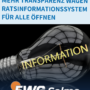 Mehr Transparenz wagen – Ratsinformationssystem für alle öffnen 🏛️